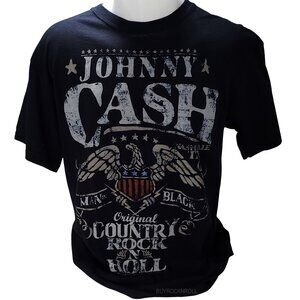 Johnny Cash Man In Black Original Country Rock N Roll Men's T-Shirt